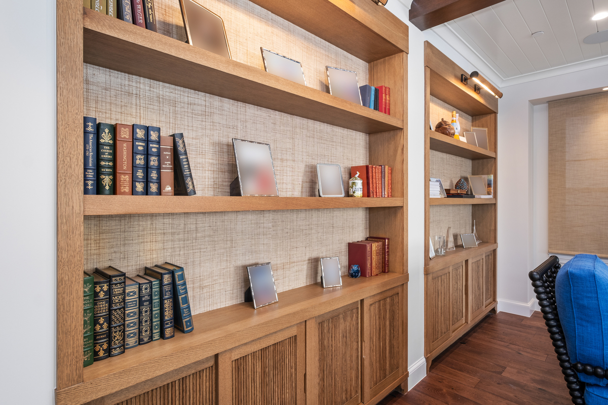 Custom architectural millwork in an Orange County residence